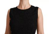 Dolce & Gabbana Black Lace Gown Bodycon Sheath STAFF Dress